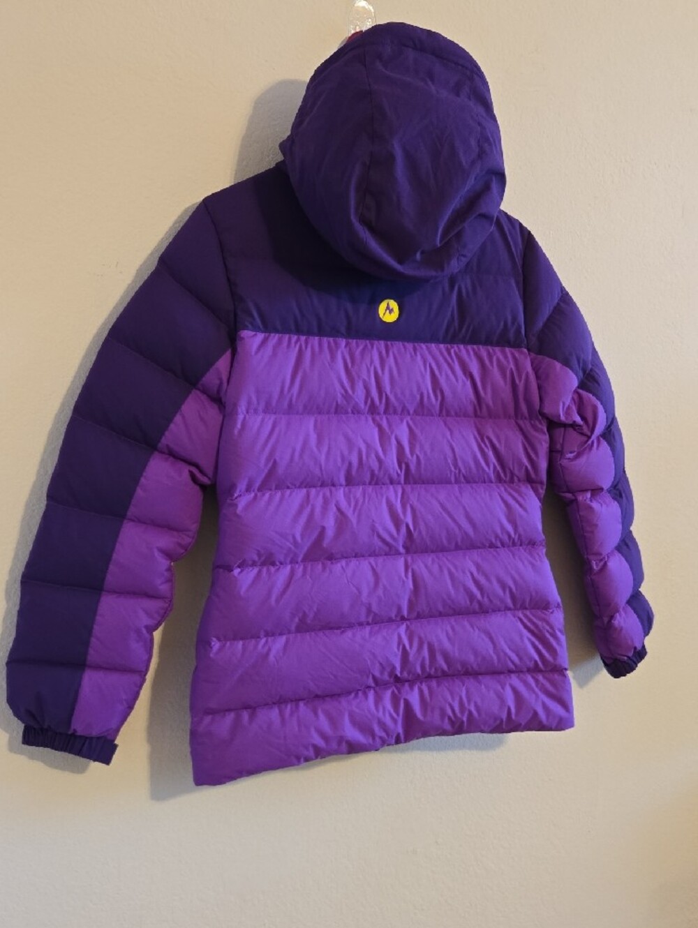 Marmot Purple Hooded Puffer Jacket - Small - Picture 12 of 16